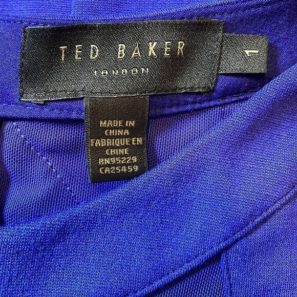 Ted Baker Jashmee Bodycon Dress Royal Blue - Picture 6 of 9